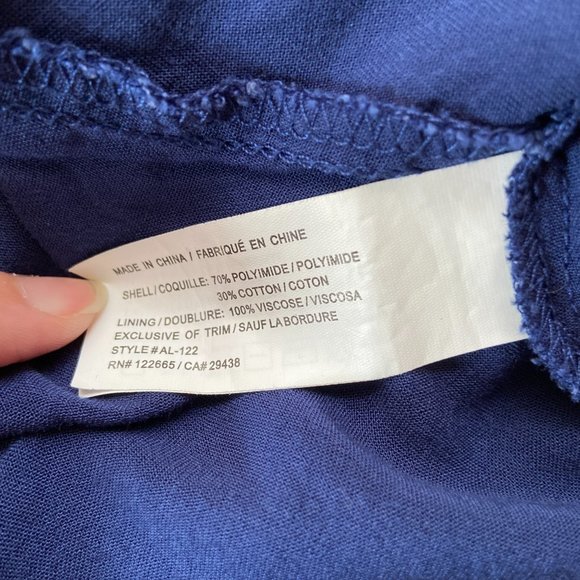 Altar'd State Navy Blue Lace Halter Mini Dress w/ Back Zip S - Picture 6 of 6